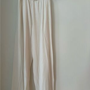 Vince Cream Drawstring Trousers